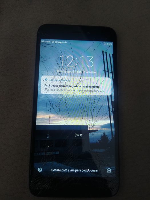 Xiaomi Redmi 5A ecrã estalado