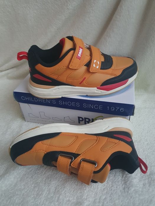 buty na rzepy 35 primigi sneakersy 22,5cm buty sportowe Senape nero