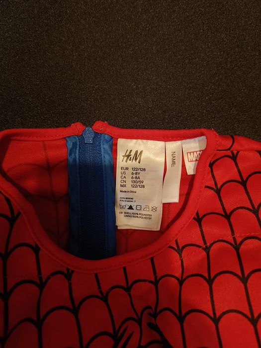 Kostium, przebranie, strój Spiderman H&M