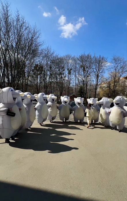 Акція!! Пацюк надувний костюм