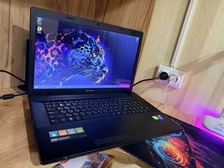 Ноутбук потужний 17дюймів Lenovo  intel і5+16 ddr +ssd 256+Nvidia 2 gb