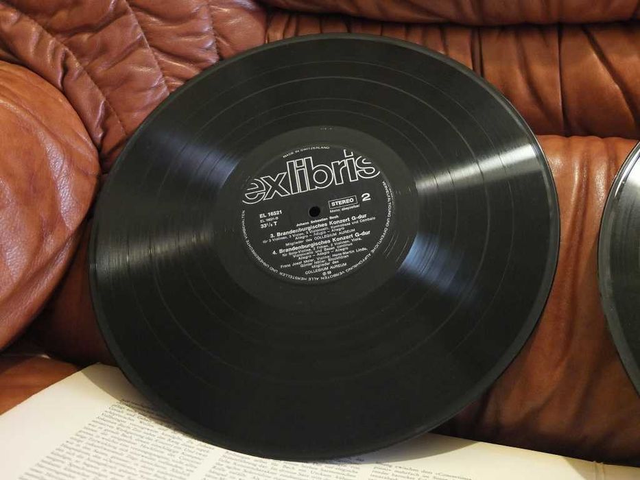 Vinil LP Duplo de Bach "Brandenburgische Konzerte", Collegium Aureum