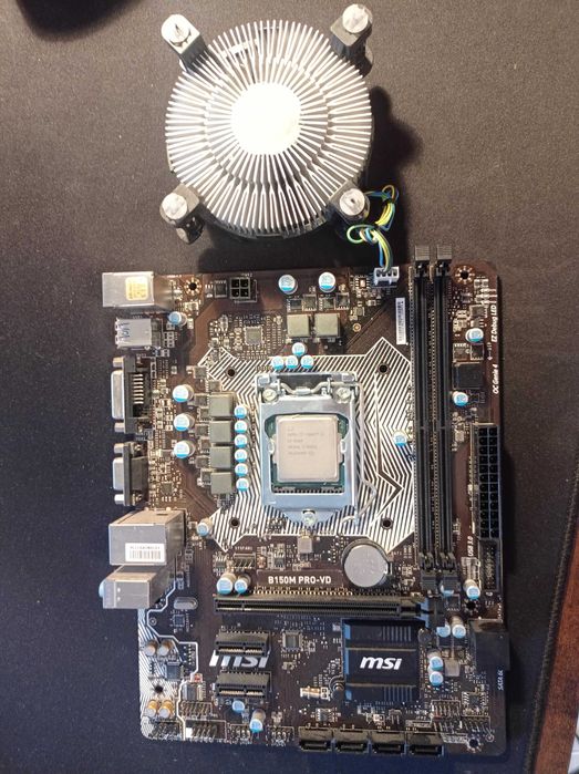Płyta główna z procesorem - B150M PRO-VD + Intel Core i3-6100 używane