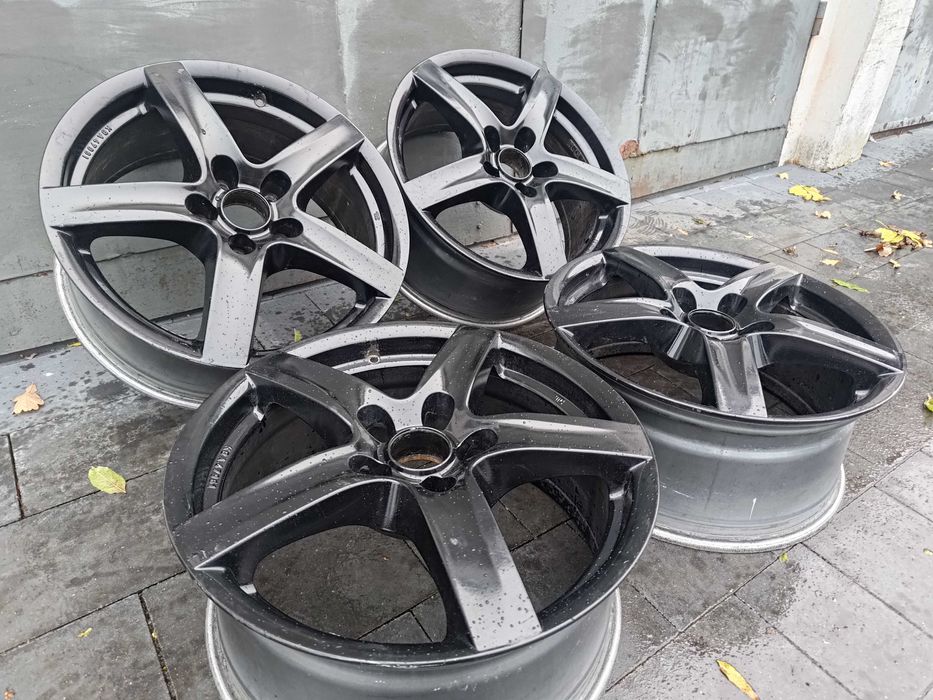 Czarne alufelgi Alutec 18 cali 5x120 BMW Opel Insignia VW T5 T6, 900KG