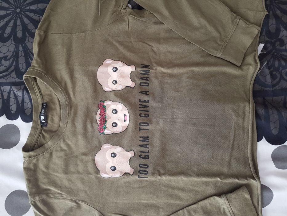 Bluzka khaki rozm. L