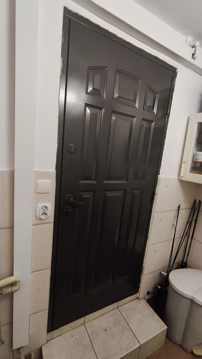 Drzwi wejściowe zewnętrzne antracyt bez ramy