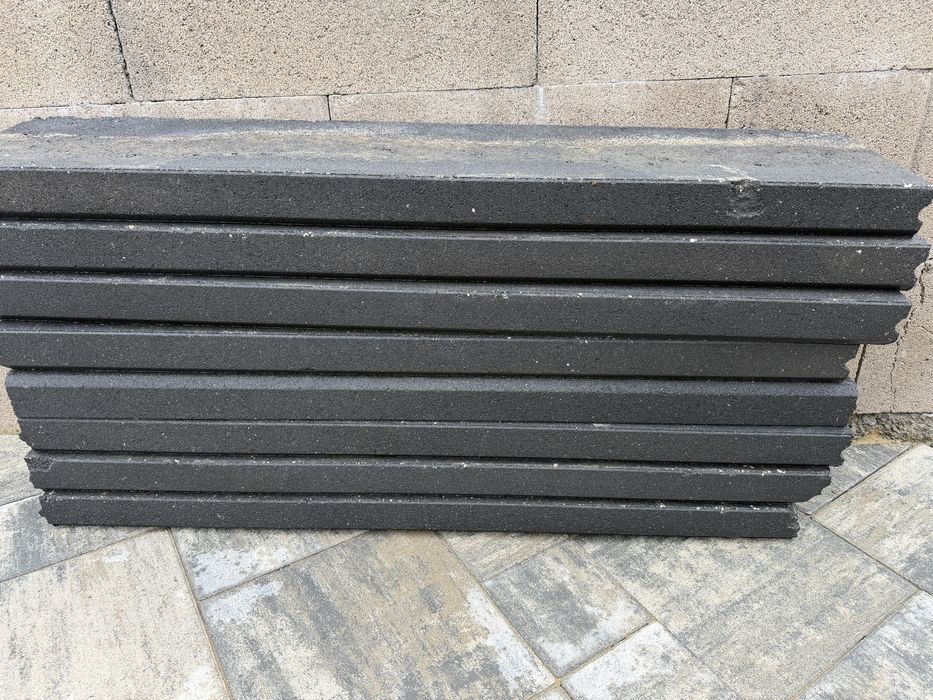 Obrzeża krawezniki czarne grafitowe