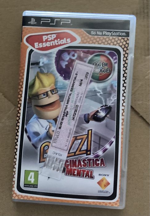 Jogo Buzz Ginastica Mental para PSP