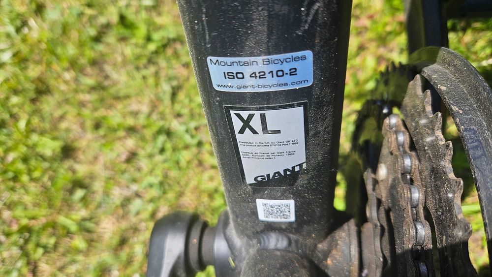rower MTB XL Giant koło 27,5 + fotelik HAMAX