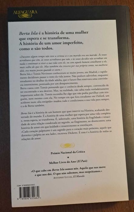 Berta Isla de JAvier Marías