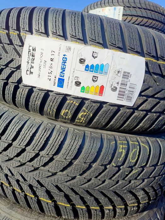 Nowe opony zimowe 215/65/17 Nokian 2 sztuki 2024r