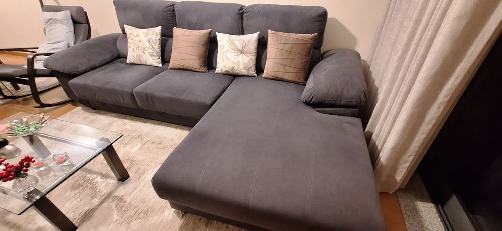 Sofa 3 Lugares com chaselong