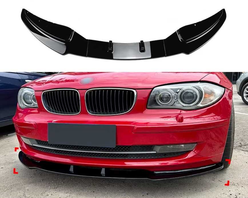 SPLITTER DOKŁADKA Zderzaka BMW E81 E82 E87 E88 2007/2013 LCI Czarny