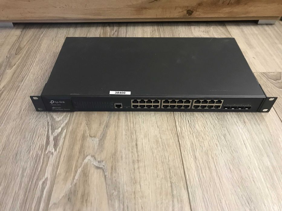 Switch TPLINK t2600g-28ts 24xGigabit + 4xSFP zarządzalny + uszy rack