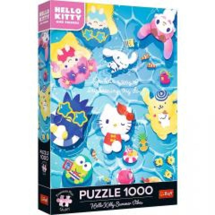 Puzzle 1000 Hello Kitty Letni relaks TREFL pudełko,403x276 mm