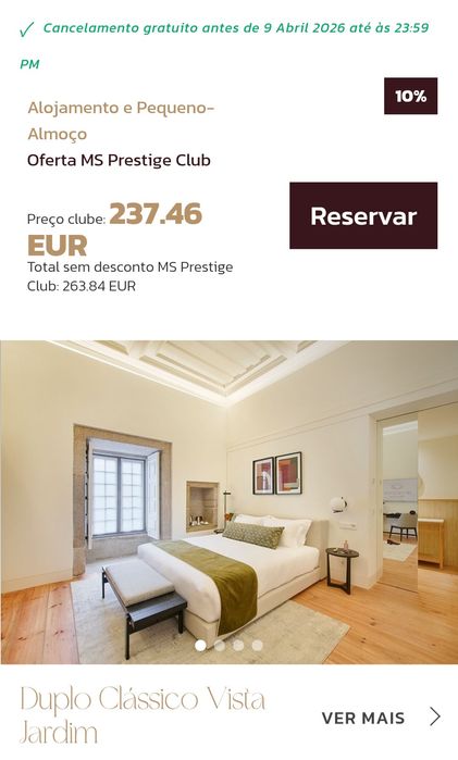 Voucher hotel 5 *****