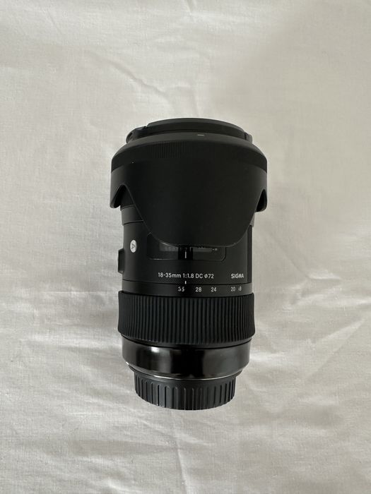Обʼєктив Sigma 18-35mm F1.8 DC HSM для canon