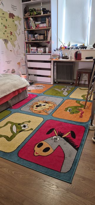 Килим дитячий, яскравий 2м на 3 м, Карат