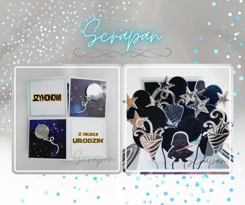 Kartka urodzinowa, roczek dla dziecka, chłopca, ręcznie robiona