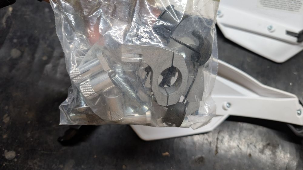 Proteções de mãos guiador para motocross, enduro trail polisport