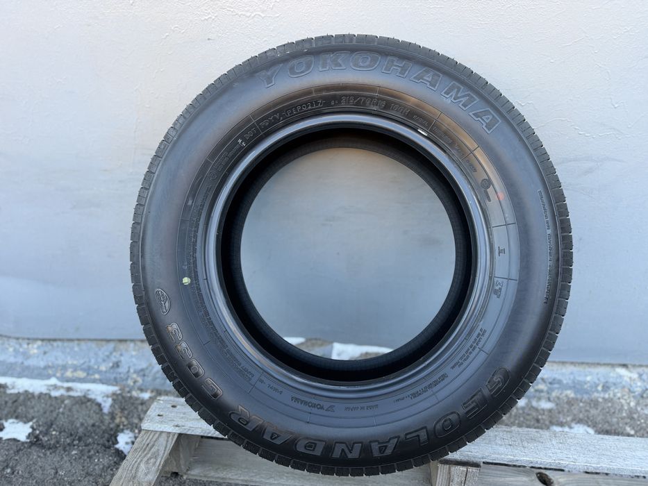 Резина літо 215/70/r16 нова Yokohama Geolandar G033 шини 8 мм