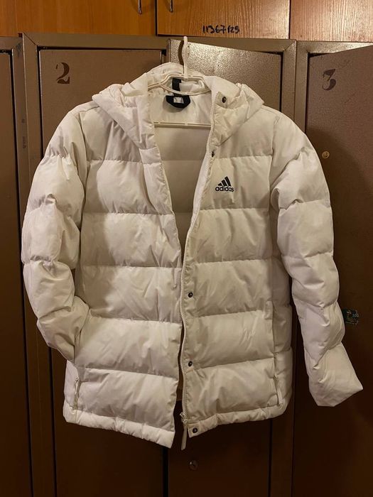 Пуховик Adidas, білий оригінал
