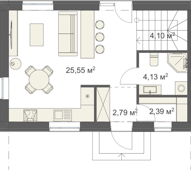 Таунхаус 77м2/ділянка від 1,5 соток/поруч з АТБ/гарний виїзд/без %