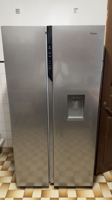 Frigorífico Americano HAIER HSR3918EWPG -com GARANTIA ate OUTUBRO 2028