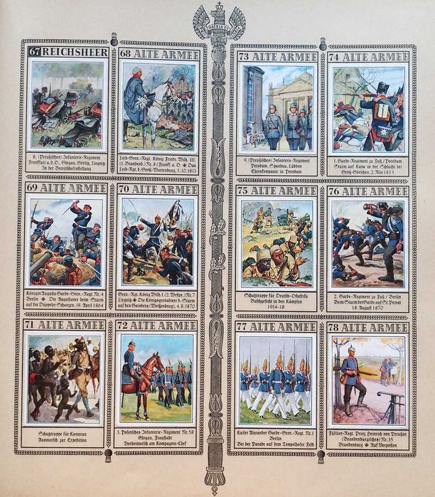 Caderneta Cromos Antiga Reich Alemão - 1933 - Excelente Qualidade