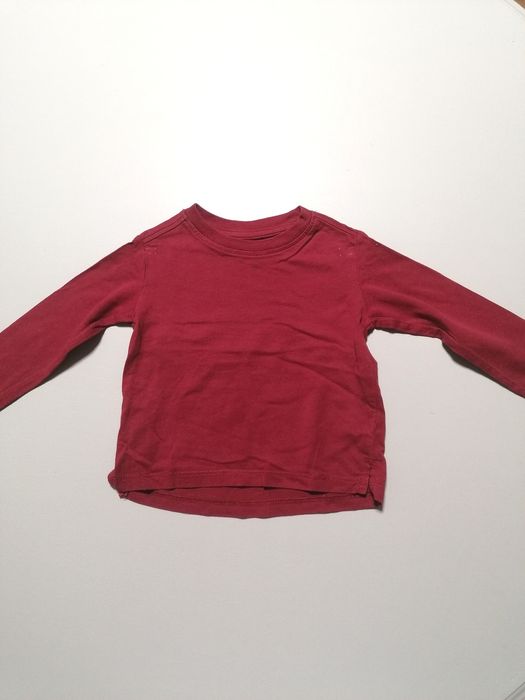 Camisola de Manga Comprida Vermelha de Bebé
