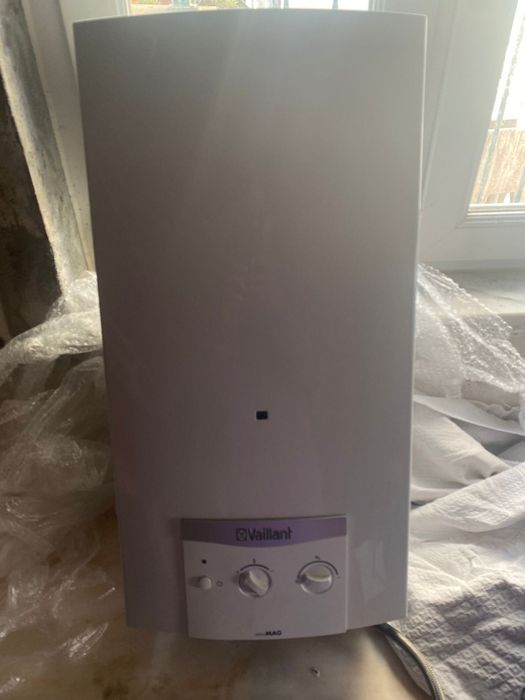 Esquentador inteligente VAILLANT a gas butano de bilha