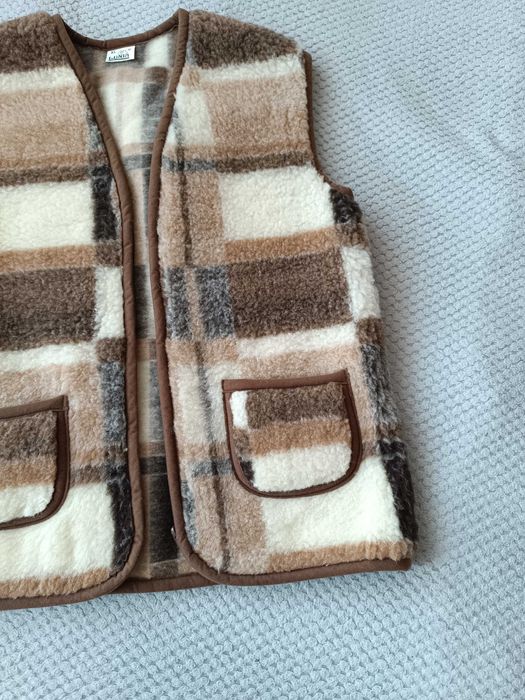 Wełniana kamizelka bezrękawnik Lunia XL/42