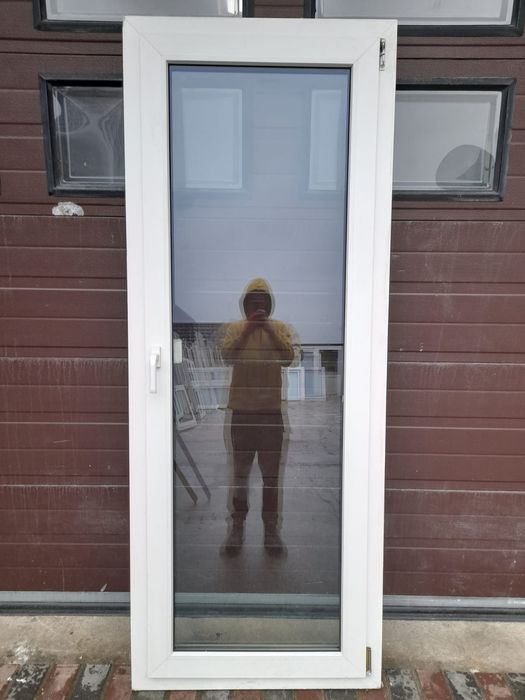 Drzwi okno balkonowe 94x217 zimowy ogród pcv plastikowe DOWÓZ CAŁY KRA