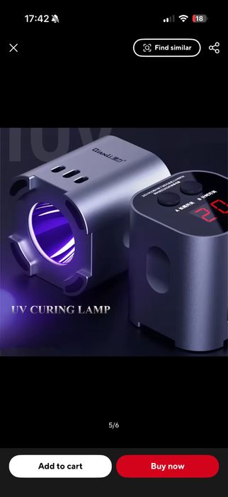 Lâmpada Cura UV Placas eletrónicas