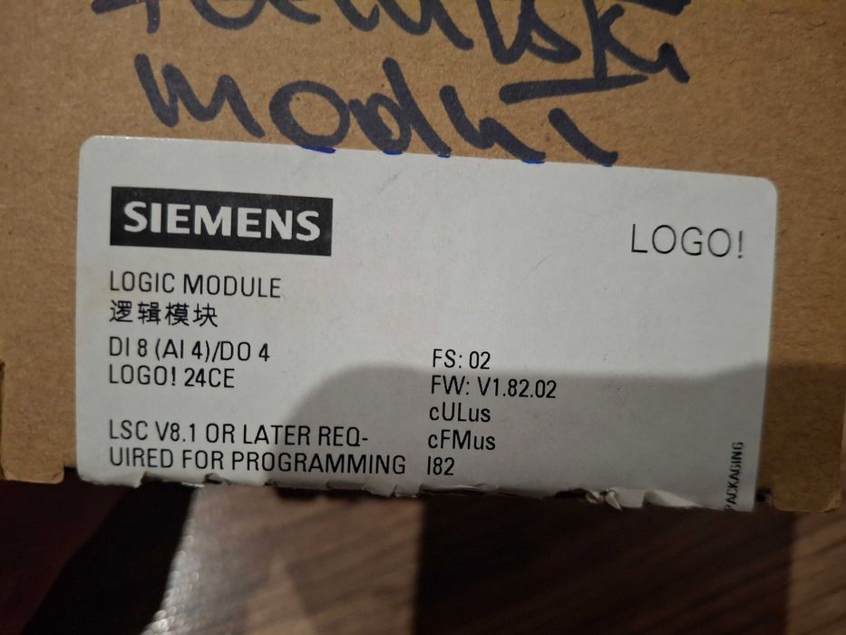 Sterownik Siemens LOGO
