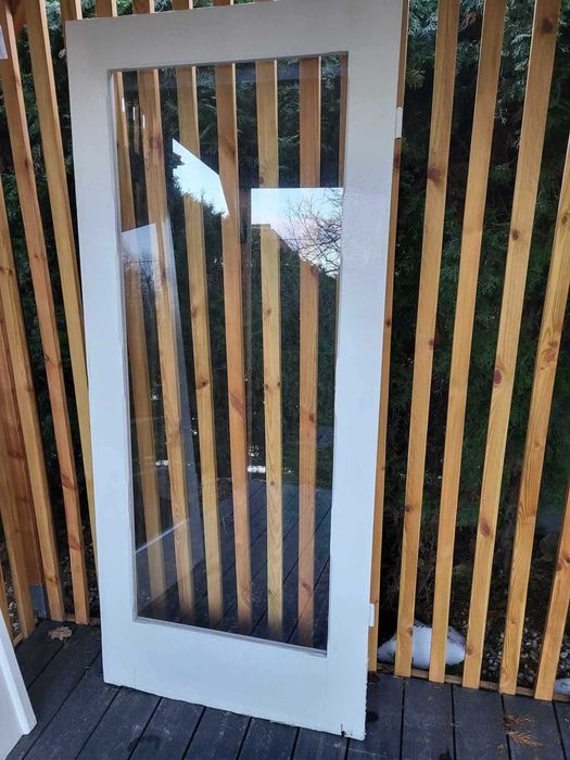 DRZWI drewno wewnętrzne weranda dwu skrzydłowe