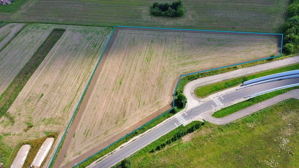 Tuczki | działka 1,1256 ha | WZ | 2 km od Rybna | kolej, jeziora, potencjał - Widok 2