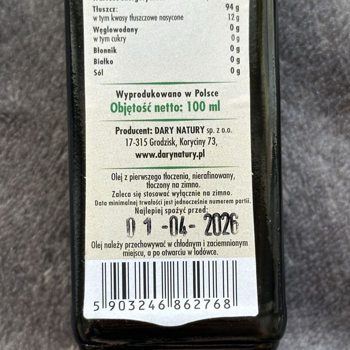 Mix olejowy z olejem z nasion kozieradki 100ml