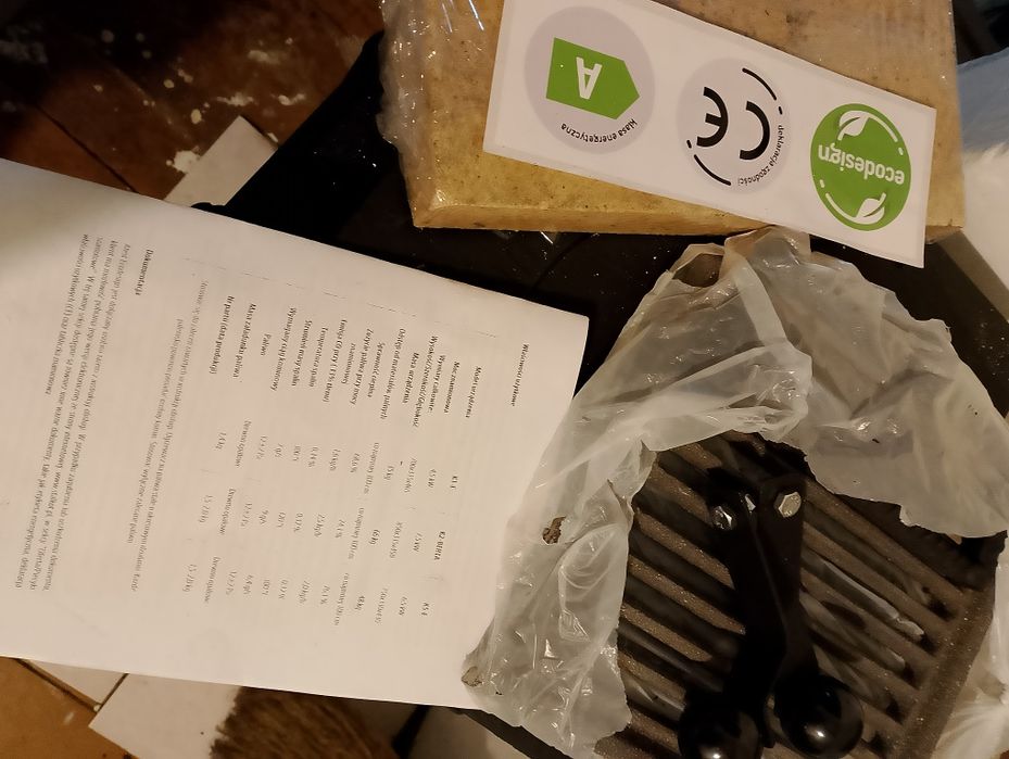 Solidny piecyk szamotowy KOZA gruba stal, atest