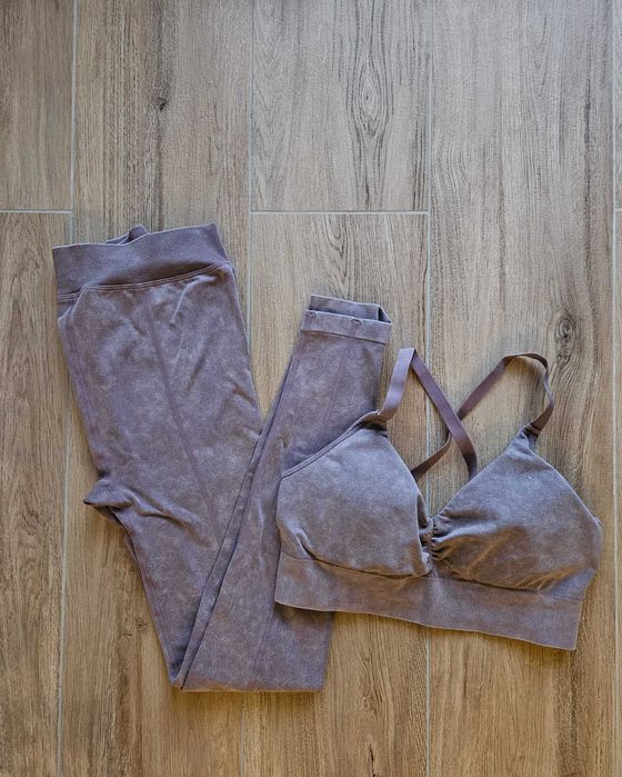 Carpatree Marble legginsy i stanik sportowe (3+2 komplety)