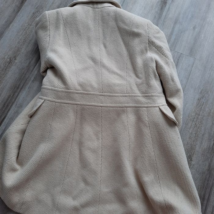 Płaszcz jesienno zimowy z futerkiem