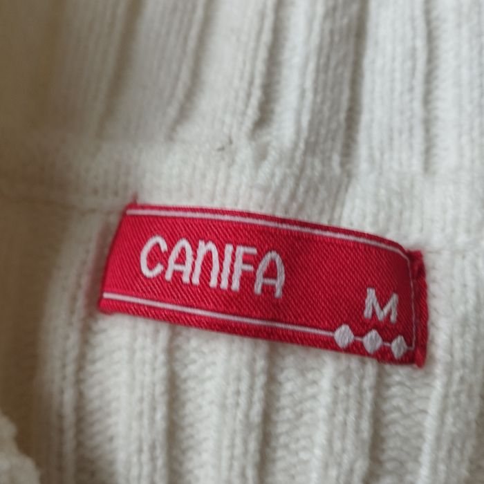 Sweter damski guziki  gruby prążek r M