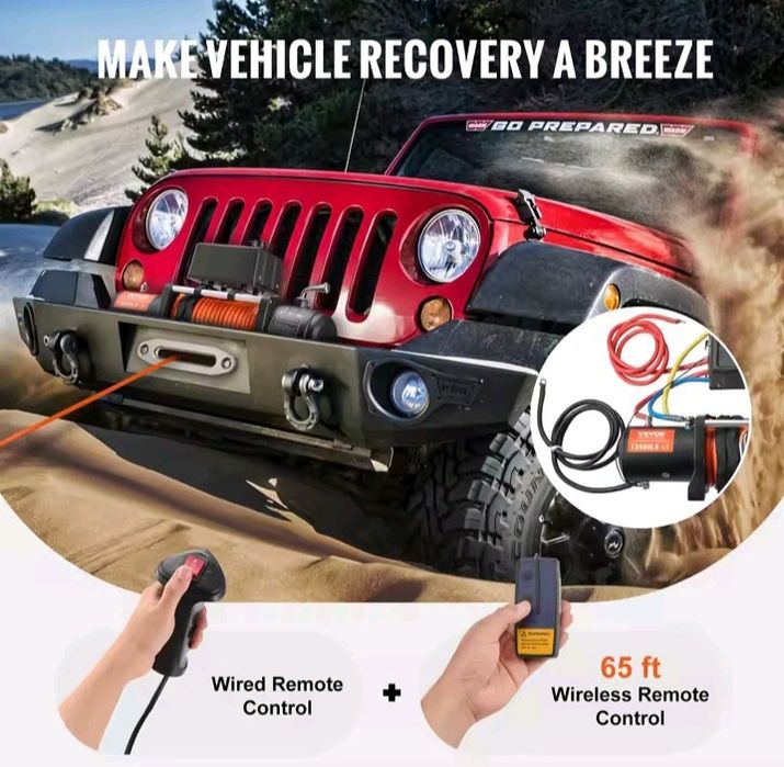 Promoção, Guincho Elétrico 12V 6.123 T/13500lbs