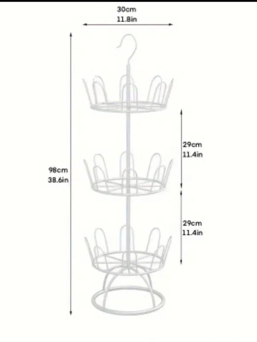 Suporte para sapatos extensível 4 a 16 pares