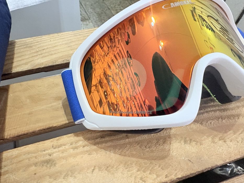 Google narciarskie lustrzane z polaryzacja AntiFog  Cambell