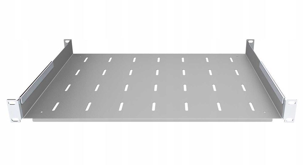 Półka RACK 19" 1U 350mm Regulowana 350-510 mm do Szaf RACK Stalflex