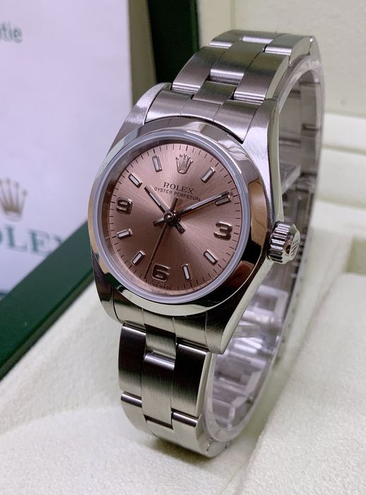 Rolex Datejust de 2004 mostrador pink