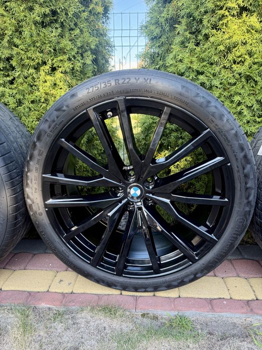 Диски з колесами BMW 742 стиль R22 / Діски з гумою БМВ X5 Різноширокі / Оригінал / Ідеальний стан / 315/30 R22 / 275/35/R22