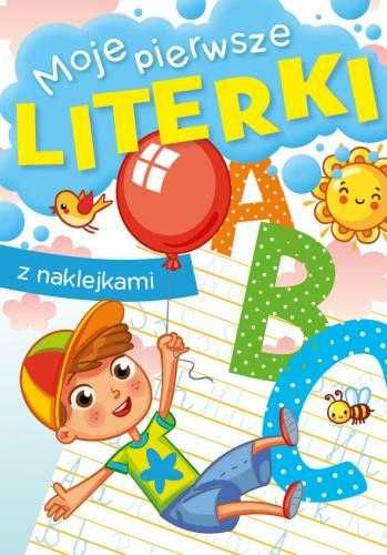 Moje pierwsze LITERKI Z NAKLEJKAMI litery