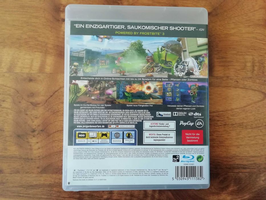 Plants vs Zombies Garden Warfare PS3
